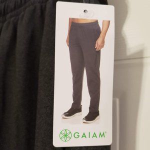 NWT GAIAM Men's Dark Grey Sweat Pants, Size Small